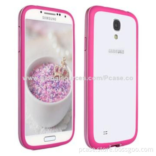 Slim-edged Frame Mobile Phone Cases for Samsung Galaxy S4, Decoration Your Phone More Beautiful
